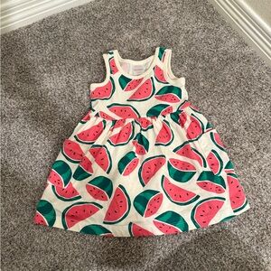 Hanna Andersson Watermelon Sleeveless Pocket Cotton Dress
